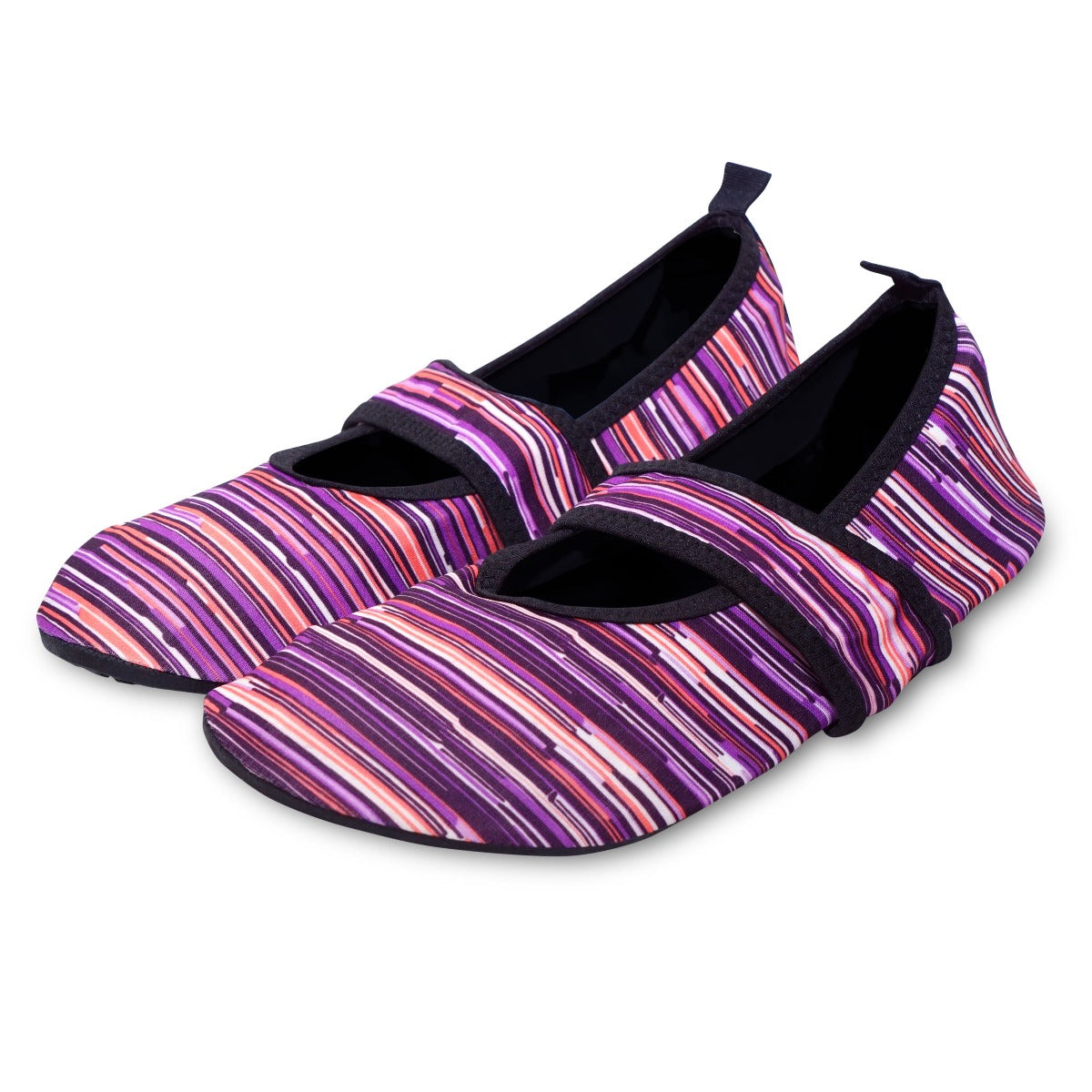 Futsole Purple Sporty Stripes