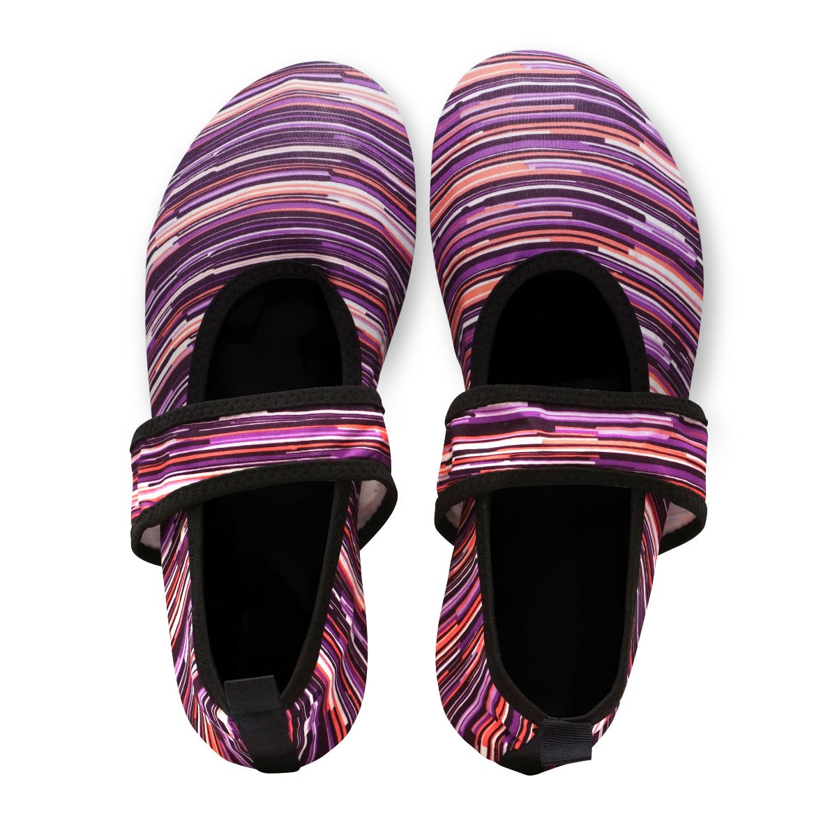 Futsole Purple Sporty Stripes